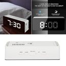 Digital LED Mirror Alarm Clock Modern Display With Time Temperature And Daily Use Convenience (Random Color)